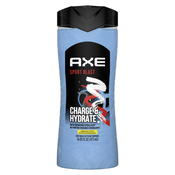 Body Lotions & Soap AXE Men'S Body Wash Sports Blast hero