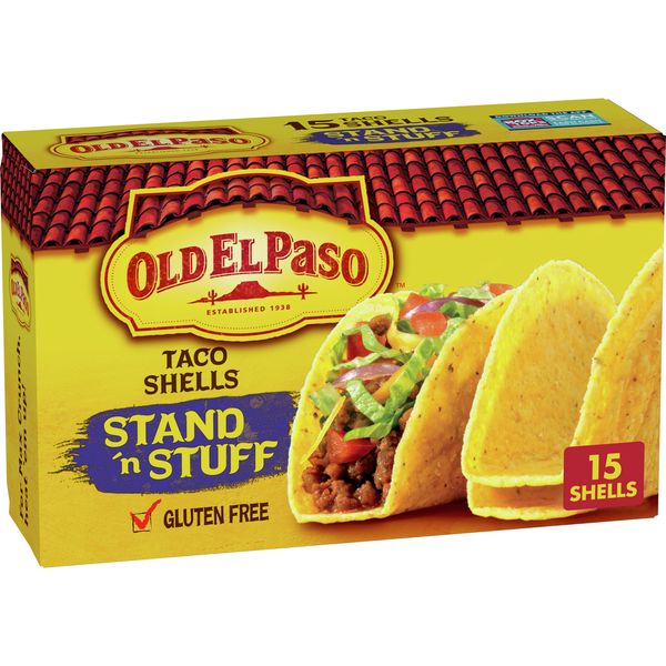 Latino Foods Old El Paso Stand 'N Stuff Taco Shells, Gluten Free hero