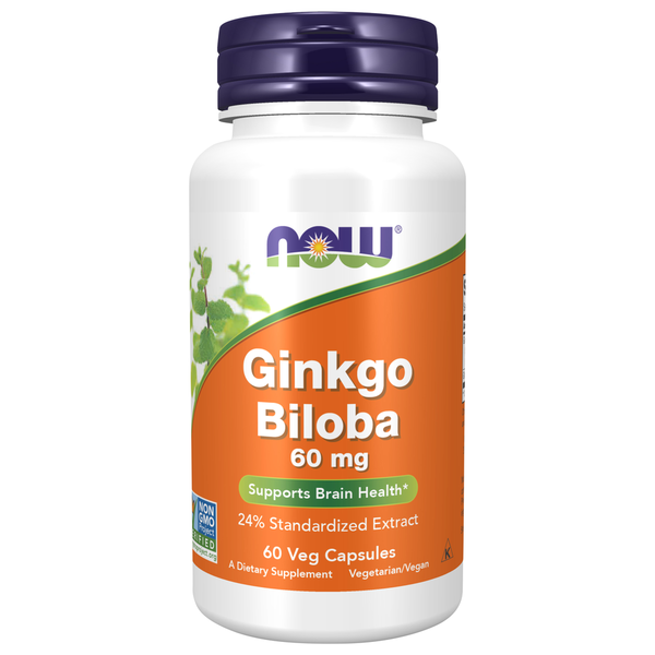 Dietary Supplements NOW Ginkgo Biloba Standardized Extract hero