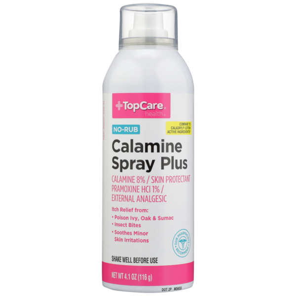 Body Lotions & Soap TopCare Calamine 8% Skin Protectant Plus Pramoxine Hcl 1% External Analgesic No-Rub Spray hero