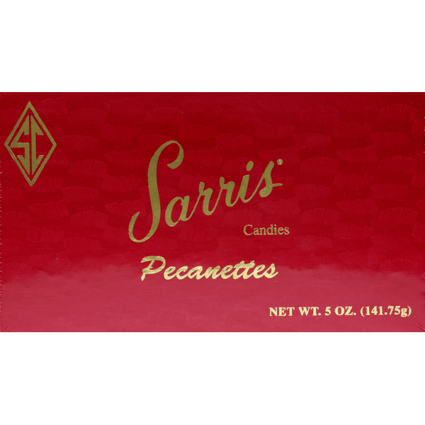 Candy & Chocolate Sarris Candies Pretzel Slims Pecanettes hero