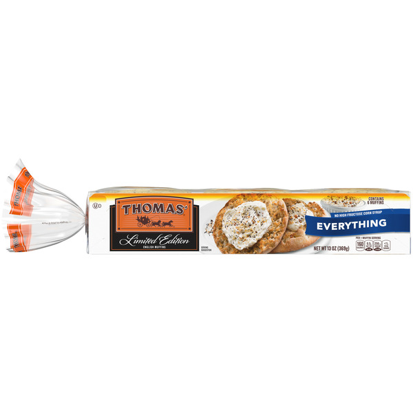 Bakery Desserts Thomas’ Limited Edition Everything English Muffins hero