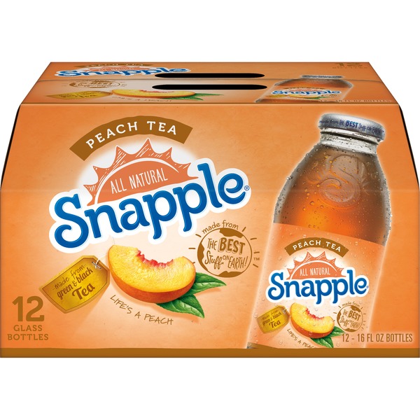 Tea Snapple Tea, Peach, FAMILY PACK hero