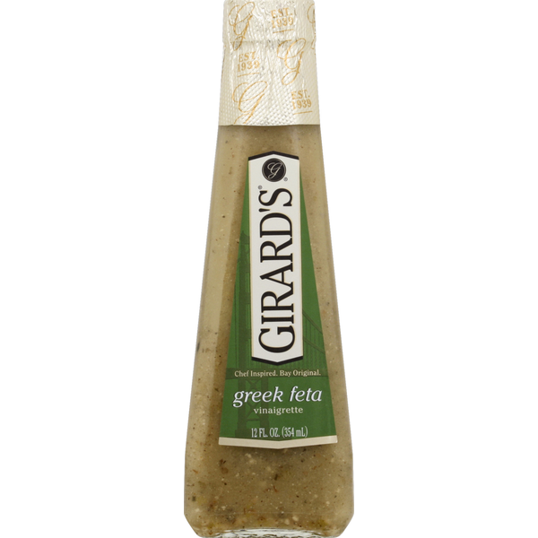 Salad Dressing & Toppings Girard's Vinaigrette, Greek Feta hero