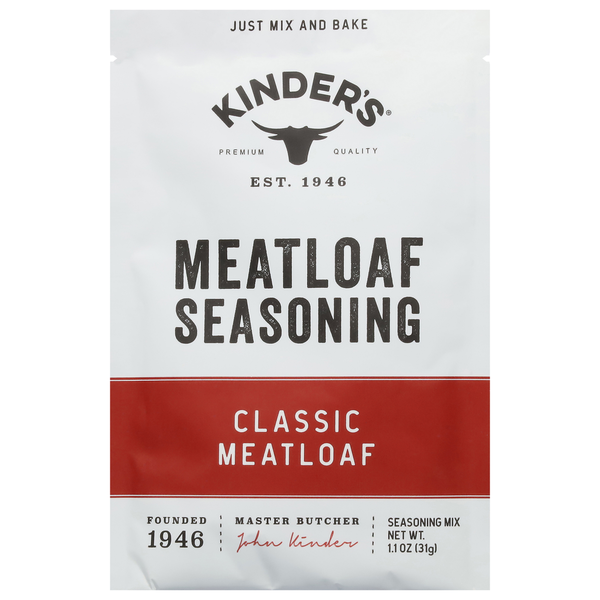 Spices & Seasonings Kinder's Seasoning Mix, Classic Meatloaf hero