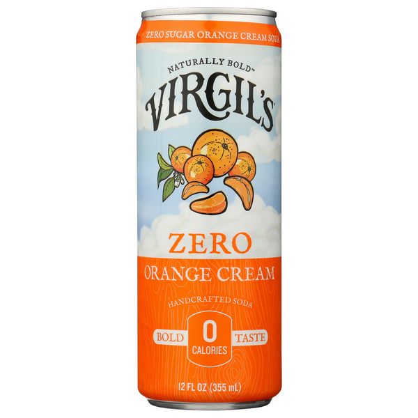 Soft Drinks Virgil's Orange Cream Zero Sug 4Pk hero