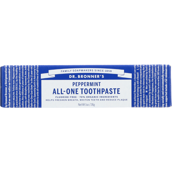 Oral Hygiene Dr. Bronner's Toothpaste hero