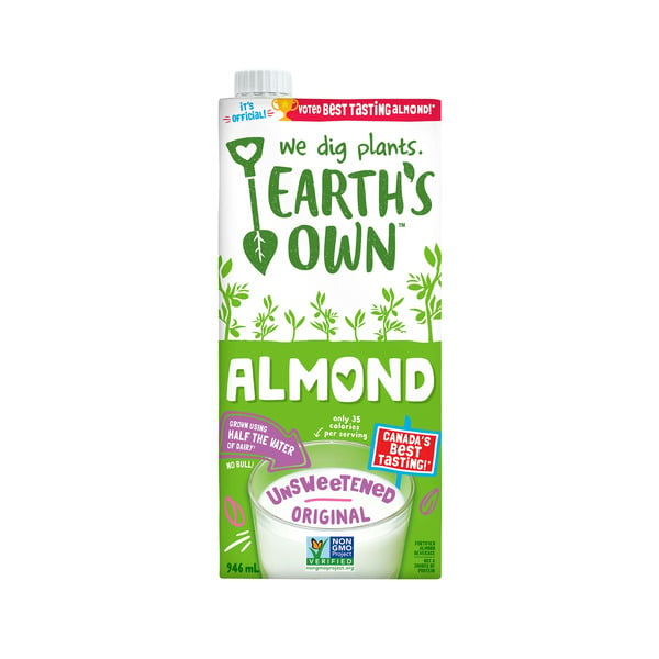 Natural Food and Health Products Earth's Own Almond Unsweetened Original hero