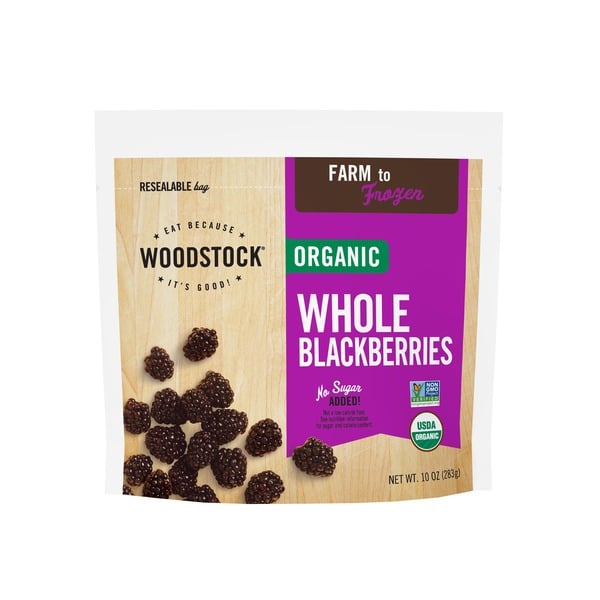 Frozen Produce WOODSTOCK Organic Whole Blackberries hero