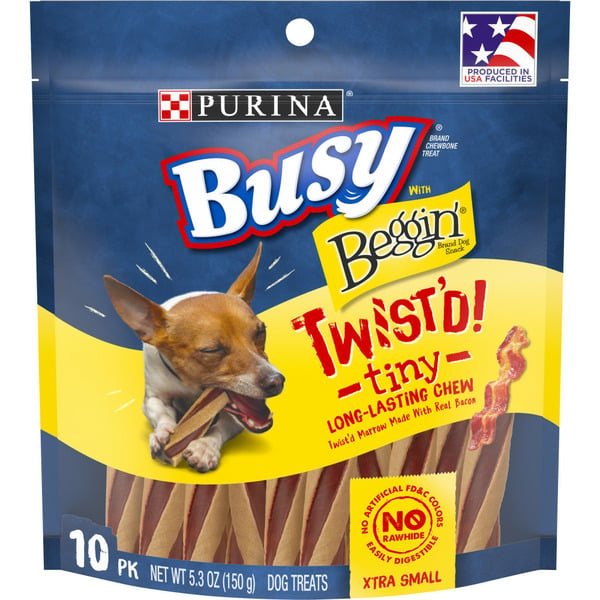 Dog Food & Care Purina Busy With Twist'd Tiny Dog Treats hero