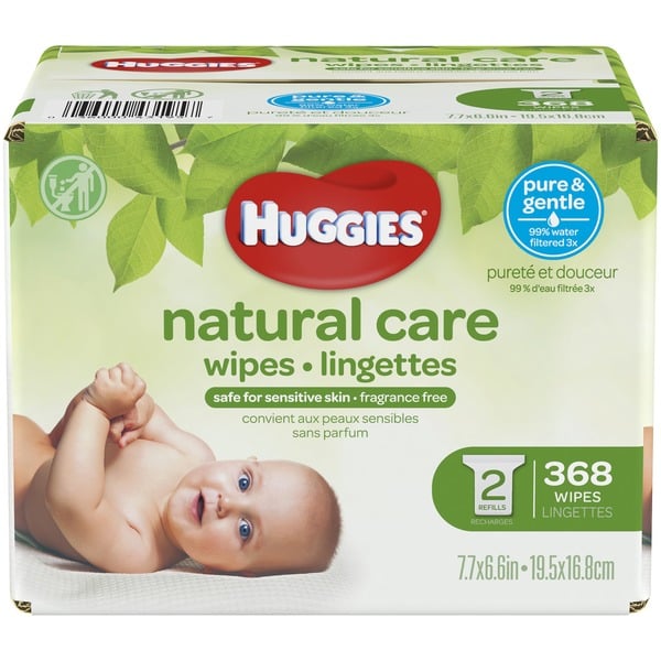 Diapers & Wipes Huggies Natural Care Unscented Baby Wipes hero