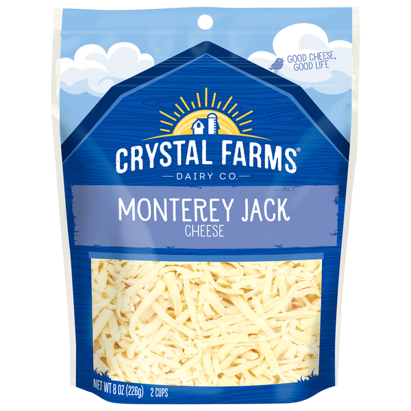 Packaged Cheese Crystal Farms Cheese, Monterey Jack hero