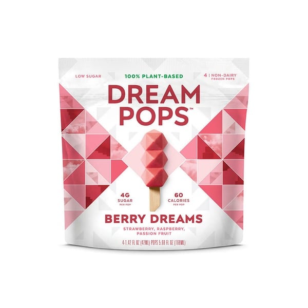 Frozen Dessert Dream Pops Berry Dreams 4pk hero