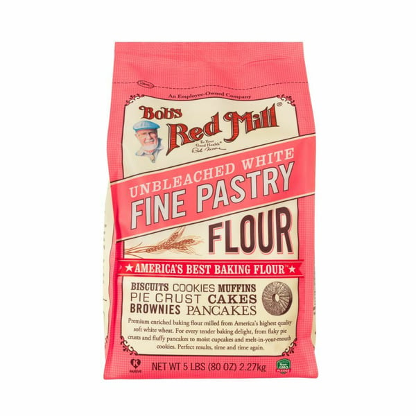 Baking Ingredients Bob's Red Mill White Fine Pastry Flour, Unbleached hero