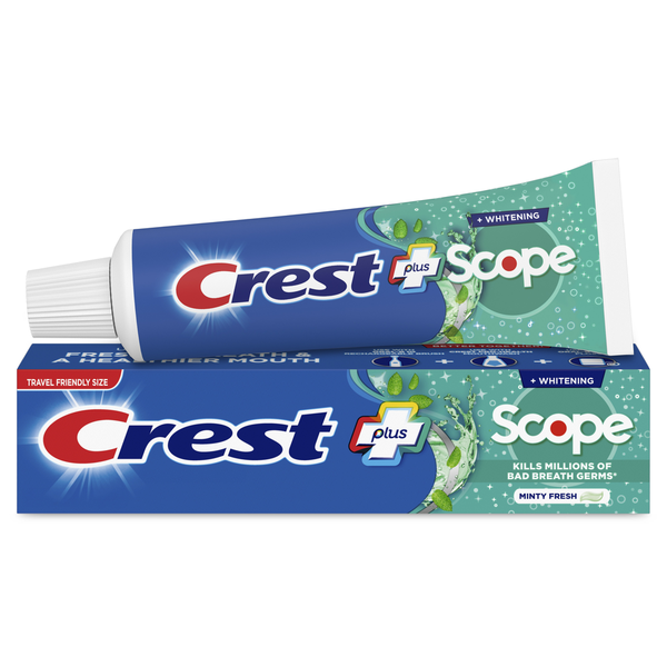 Oral Hygiene Crest Plus Scope Toothpaste, Minty Fresh hero