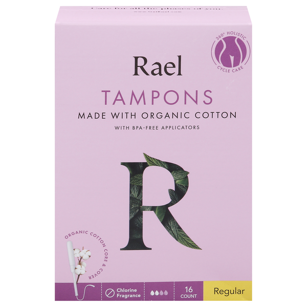 Feminine Care Rael Tampons, Regular hero