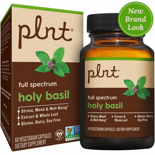 Plnt Holy Basil Dietary Supplement Capsules hero