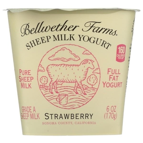 Other Creams & Cheeses Bellwether Farms Sheep Milk Yogurt, Strawberry hero