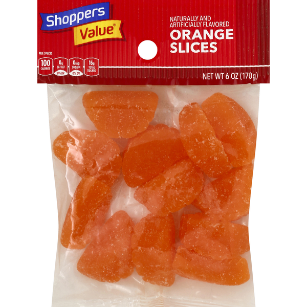 Candy & Chocolate Shoppers Value Orange Slices hero