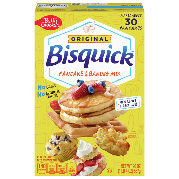 Hot Cereal & Pancake Mixes Bisquick Pancake & Baking Mix, Original hero