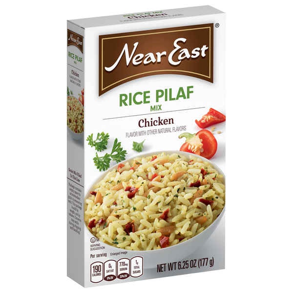 Instant Foods Near East Rice Pilaf Mix, Chicken hero