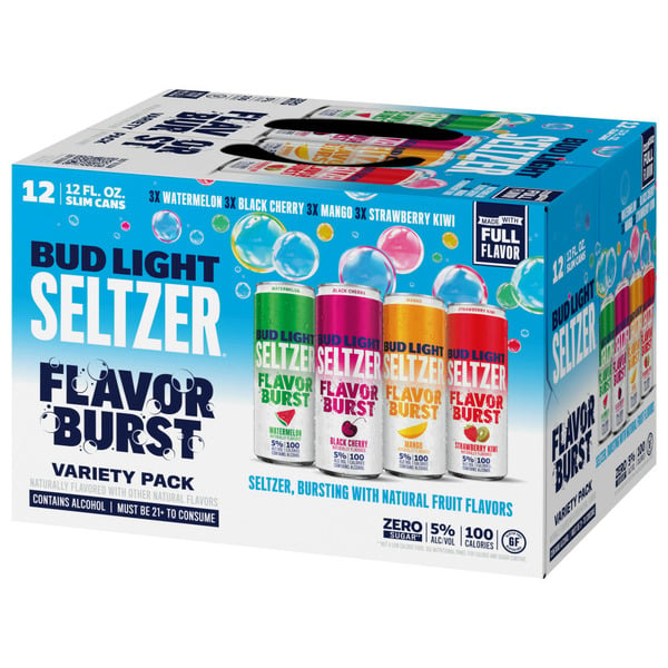 Cash Wise Liquor Bud Light Hard Seltzer Variety, Gluten Free, Slim 