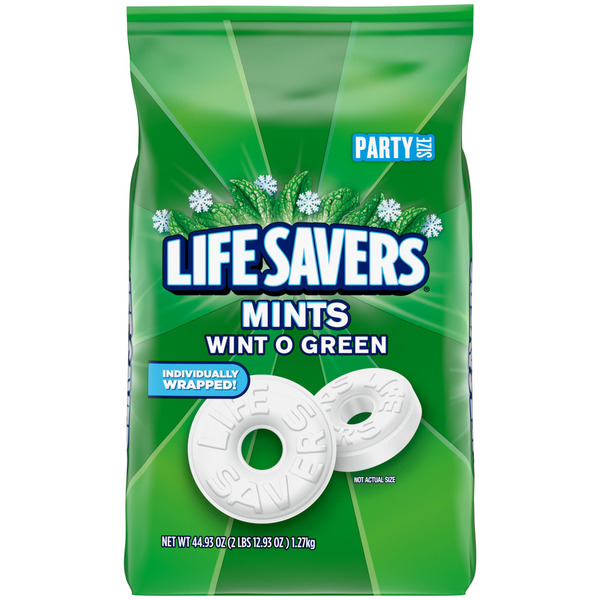 Candy, Chocolate & Gum Life Savers WintOGreen Breath Mint Bulk Hard Candy Party Size hero