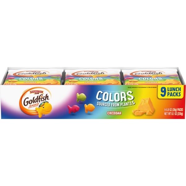 Crackers Pepperidge Farm Goldfish  Colors Cheddar Crackers hero