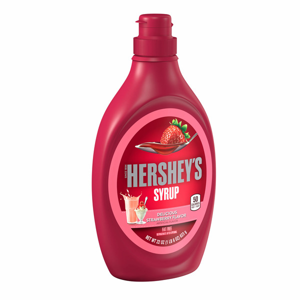 Cocoa & Drink Mixes Hershey's Strawberry Flavored Syrup hero