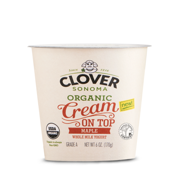 Yogurt Clover Sonoma Organic Cream on Top Maple Yogurt hero