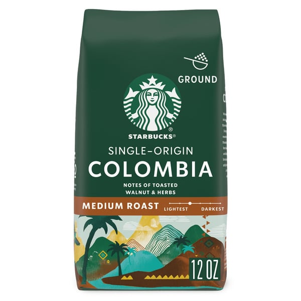 Coffee Starbucks Colombia Medium Roast Ground Coffee hero