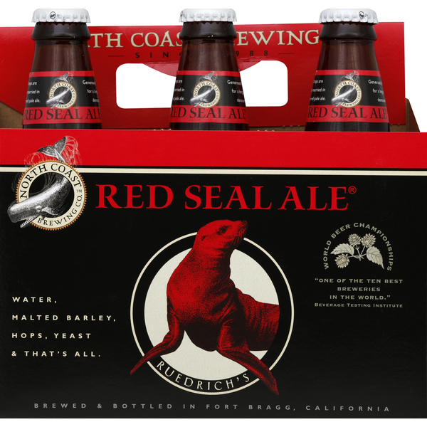 Beers & Coolers north coast red seal ale hero