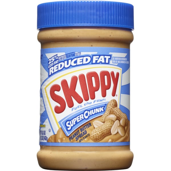 Spreads SKIPPY Super Chunk Reduced Fat Peanut Butter Spread hero