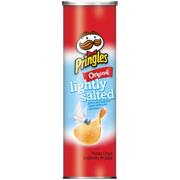 Chips & Pretzels Pringles Lightly Salted Potato Crisps hero