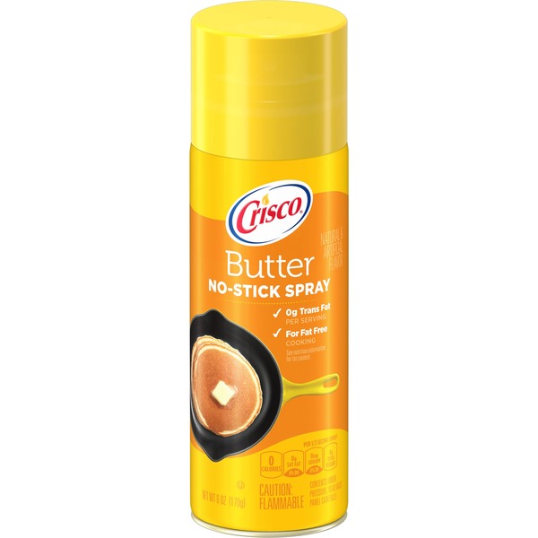 Baking Supplies & Decor Crisco No-Stick Spray, Butter hero