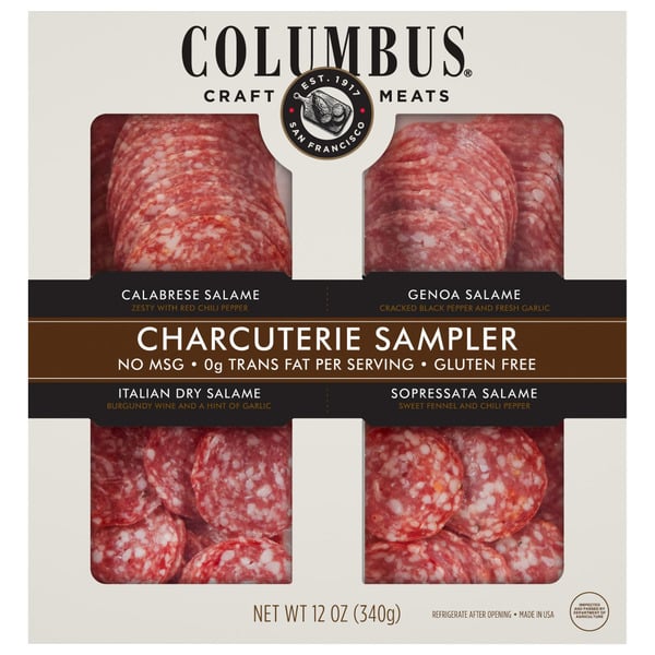 Packaged Meat Columbus Charcuterie Sampler hero