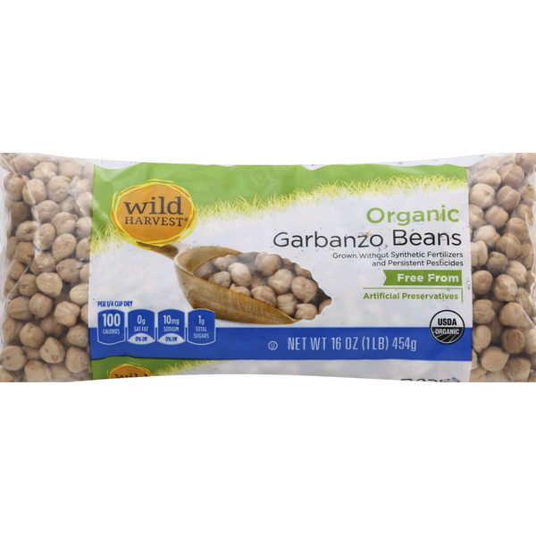 Packaged Vegetables & Fruits Wild Harvest Garbanzo Beans, Organic hero