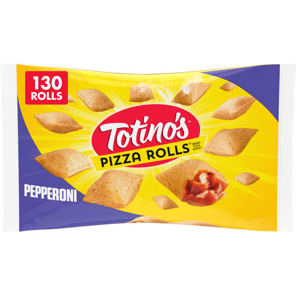 Frozen Appetizers & Sides Totino's Pizza Rolls Pepperoni Flavored Frozen Snacks hero