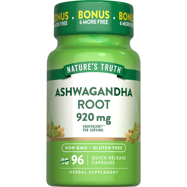 Supplements Nature's Truth Ashwagandha Root, Quick Release Capsules hero