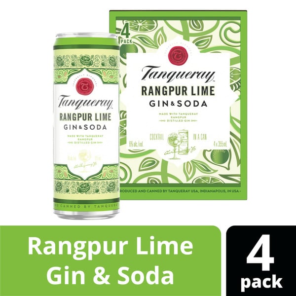 Spirits Tanqueray Rangpur Lime Gin & Soda hero