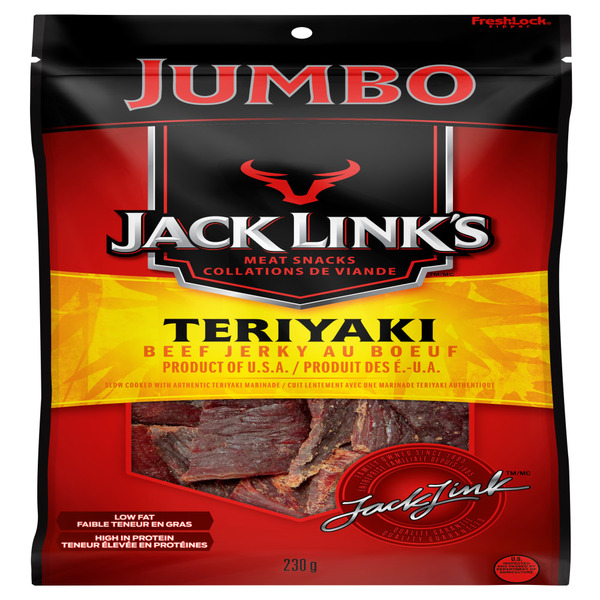 Popcorn & Jerky Jack Link's Beef Jerky, Teriyaki, Meat Snacks hero