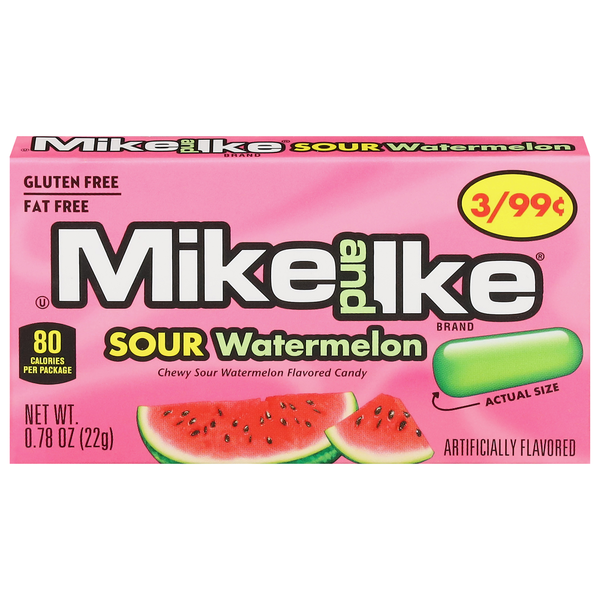 Candy & Chocolate MIKE AND IKE Candy, Sour Watermelon hero