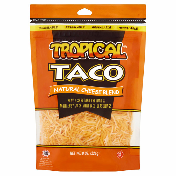 Cheese Tropical Taco Natural Cheese Blend hero