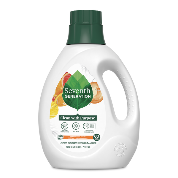 Seventh Generation Liquid Laundry Detergent Fresh Citrus hero