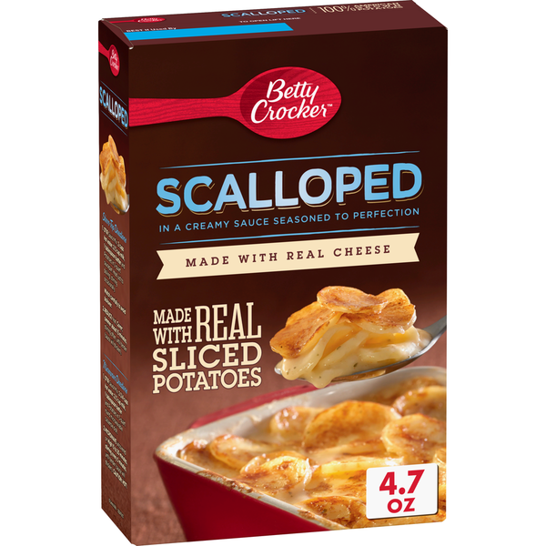 Instant Foods Betty Crocker Scalloped Potatoes, Made with Real Cheese hero