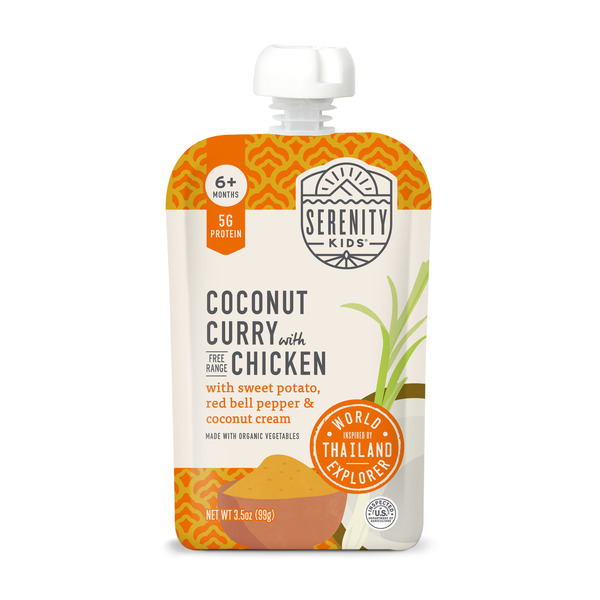 Baby Food & Formula Serenity Kids Coconut Curry Chicken with Organic Vegetables & Coconut Cream hero