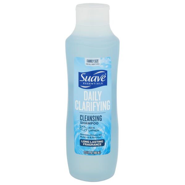 Suave Essentials Shampoo, Cleansing, Daily Clarifying, Family Size hero