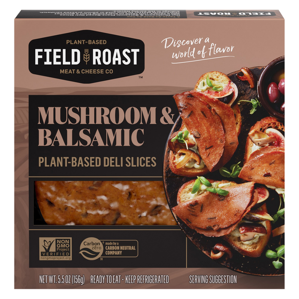 Frozen Produce Field Roast Deli Slices, Mushroom & Balsamic, Plant-Based hero