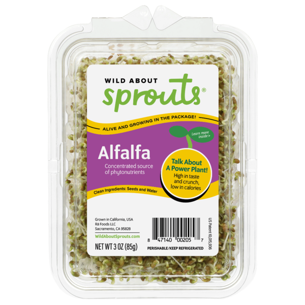 Packaged Vegetables & Fruits Rä Wild About Sprouts Alfalfa hero