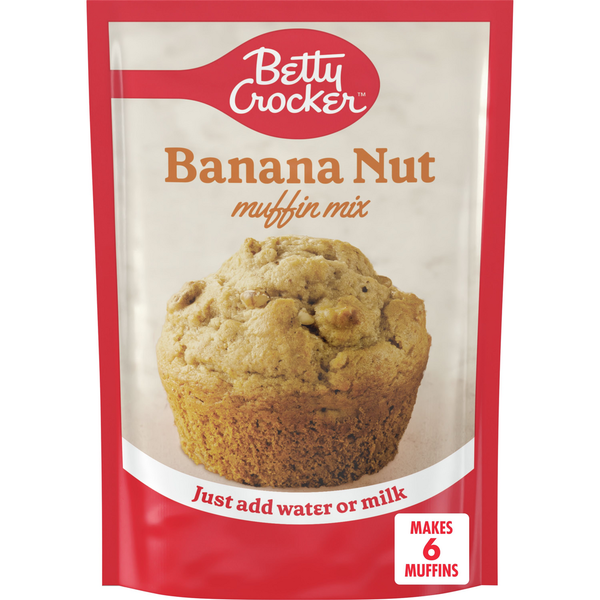 Doughs, Gelatins & Bake Mixes Betty Crocker Banana Nut Muffin Mix, Made with Walnuts hero